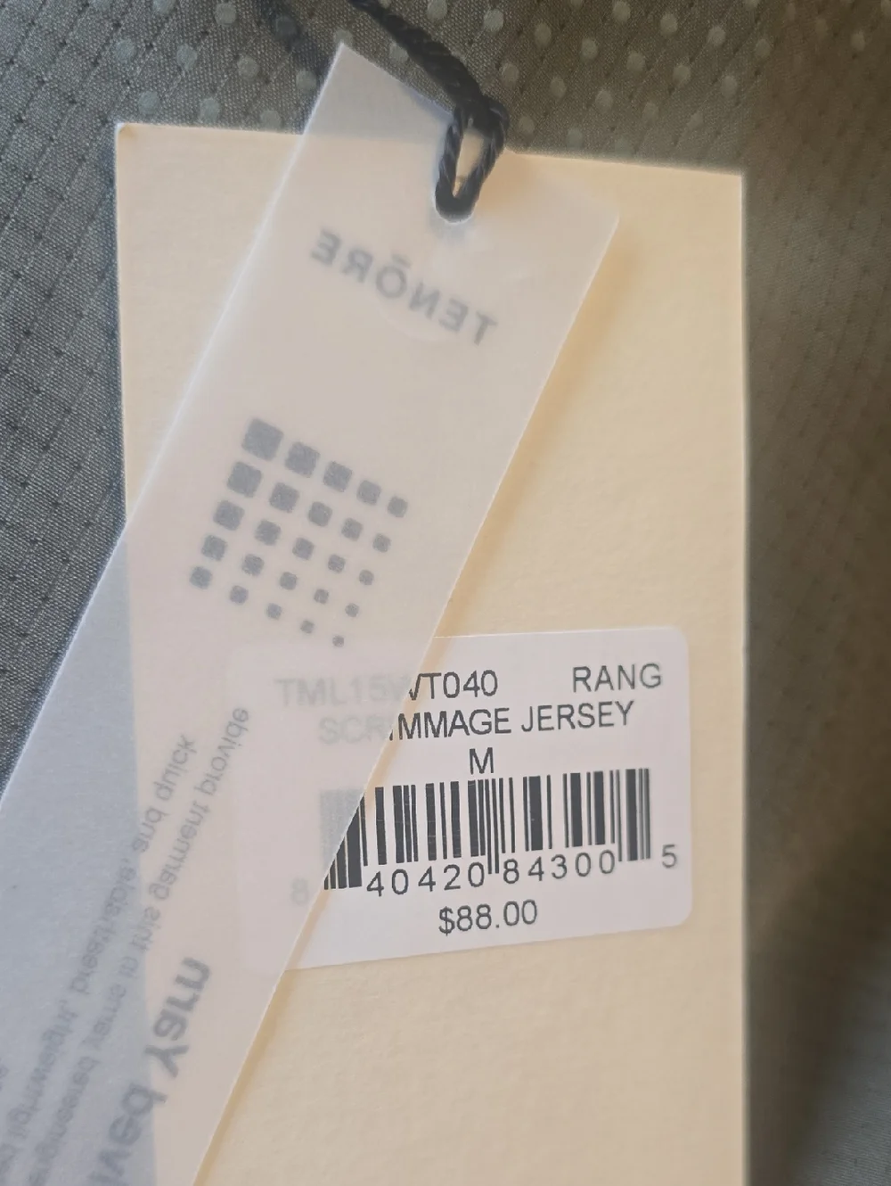NEW!!! TENŌRE Scrimmage Jersey Tank Top